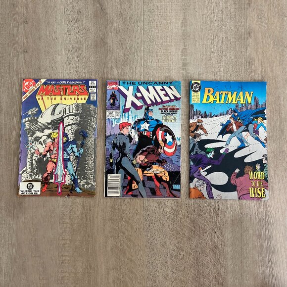 Bundle Masters of the Universe (DC), Marvel X-Men#268, Batman A Word to the Wise - Picture 1 of 4